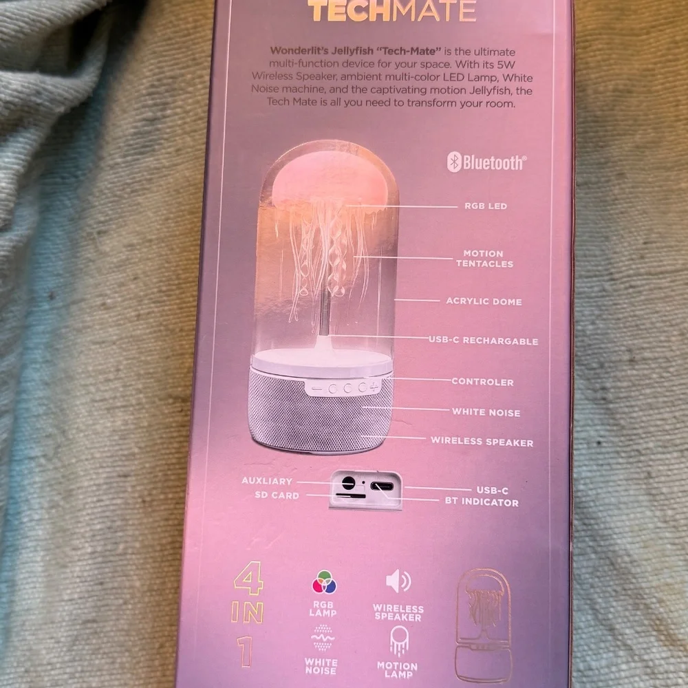 Wonderlit Jellyfish 4-in-1 Techmate New in Box Jellyfish Bluetooth - Picture 4 of 9